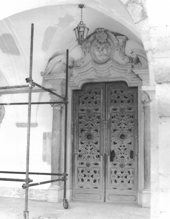 portale maggiore - ambito laziale (metà sec. XVIII)