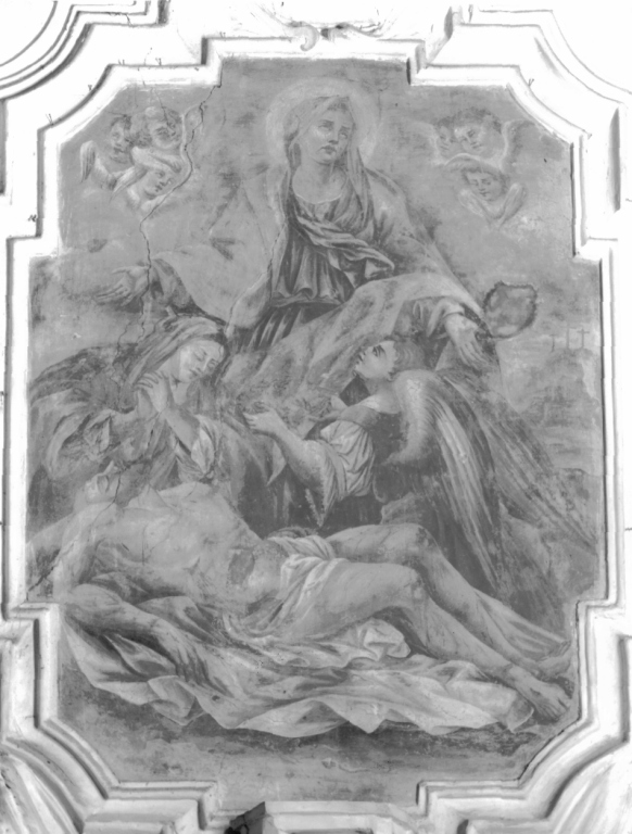 compianto sul Cristo morto (dipinto) - ambito laziale (metà sec. XVIII)