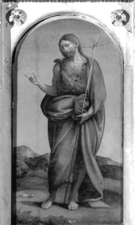 San Giovanni Battista (dipinto) di Criscuolo Giovan Filippo (sec. XVI)