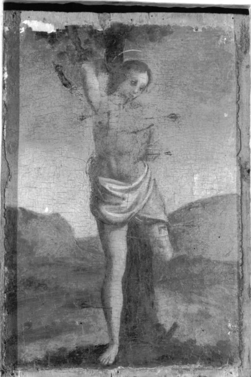 San Sebastiano (dipinto) di Criscuolo Giovan Filippo (sec. XVI)