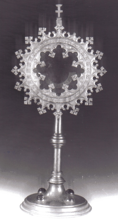 ostensorio - a raggiera - ambito italiano (primo quarto sec. XX)