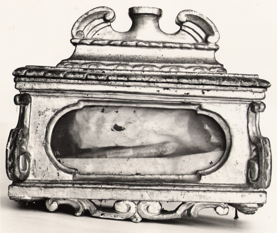 reliquiario - ambito laziale (fine/inizio secc. XVII/ XVIII)