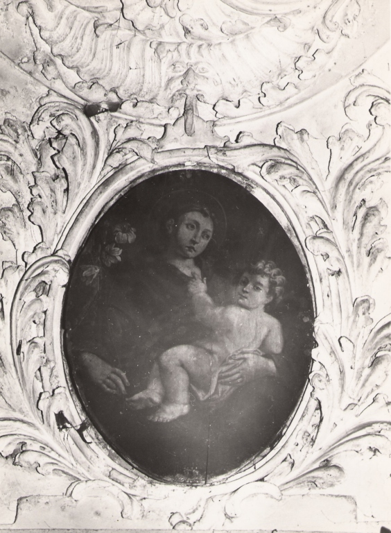 Sant'Antonio da Padova con il bambino (dipinto) - ambito laziale (sec. XVIII)