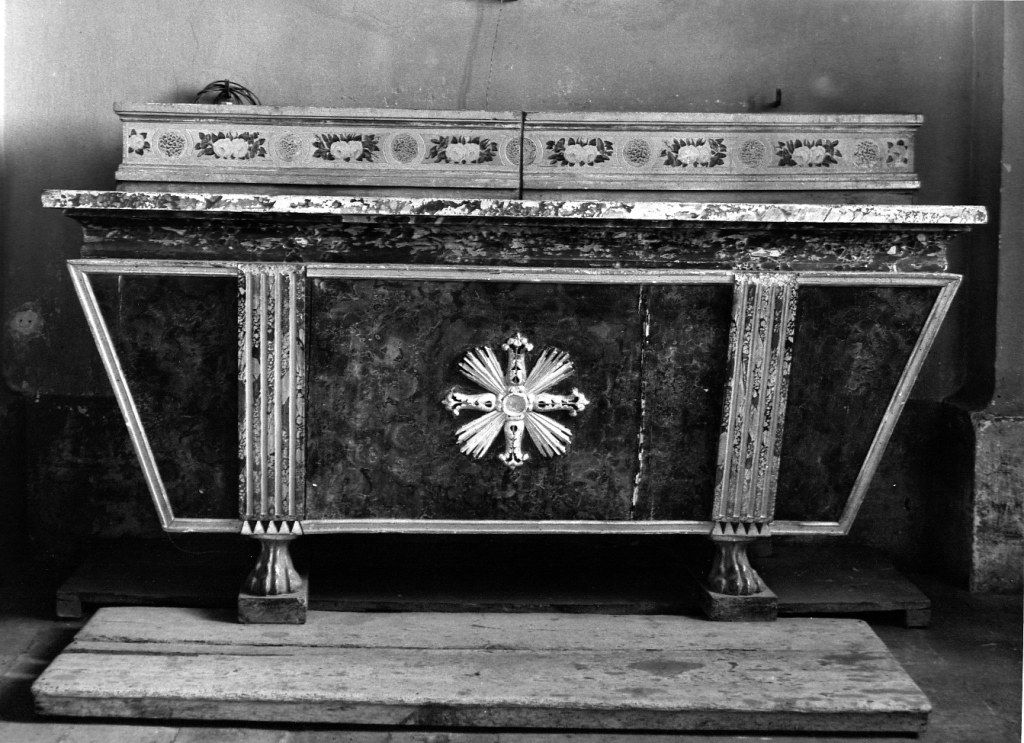 altare - ambito laziale (sec. XVIII)