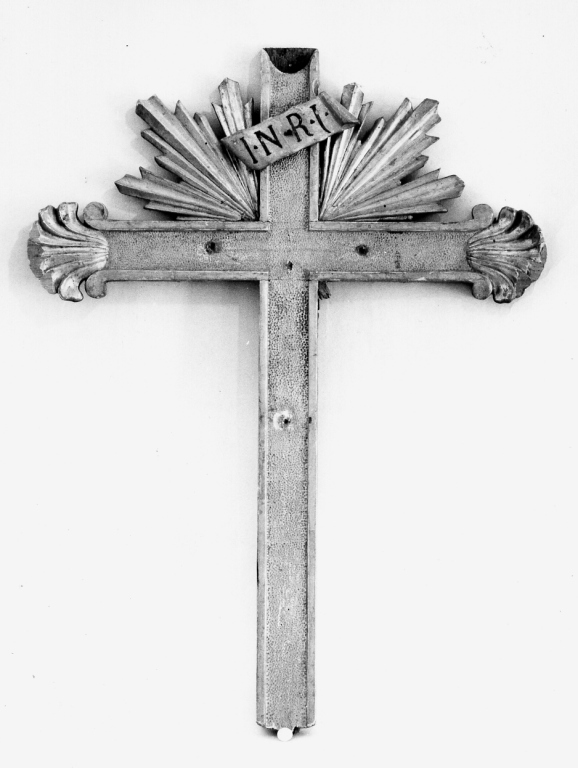 croce processionale - ambito laziale (sec. XVIII)