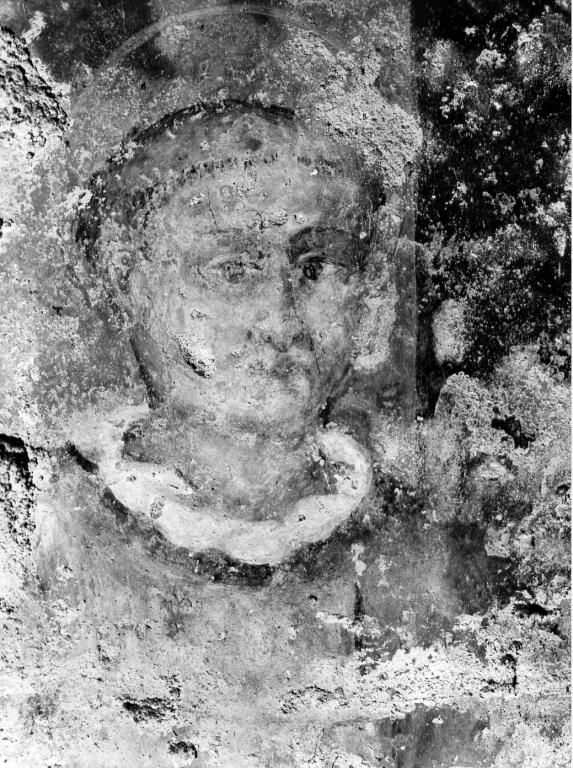 Santi (dipinto, frammento) - ambito laziale (sec. XV)