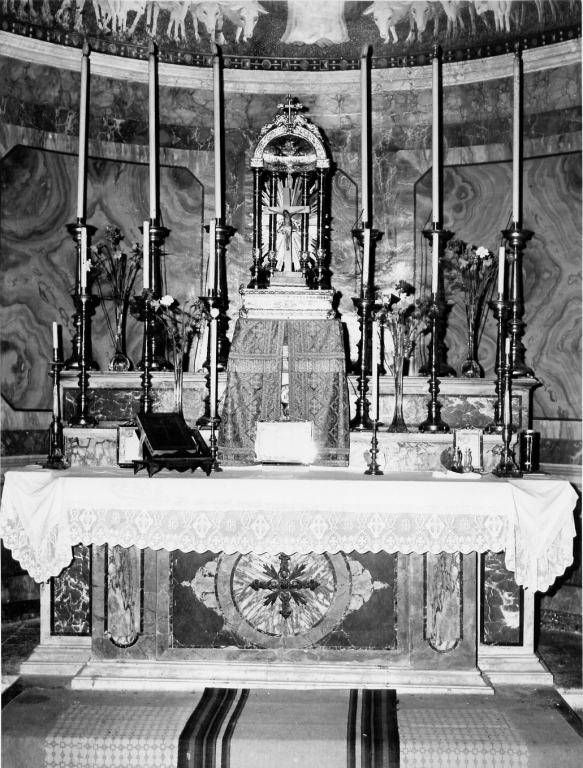 altare maggiore - ambito laziale (fine sec. XVIII)