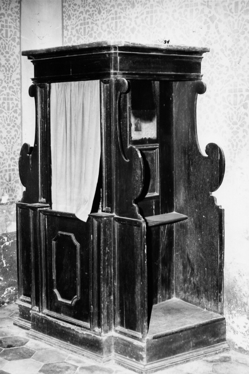 confessionale - produzione laziale (sec. XIX)