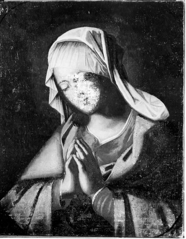 Madonna orante (dipinto) - ambito laziale (fine sec. XVII)