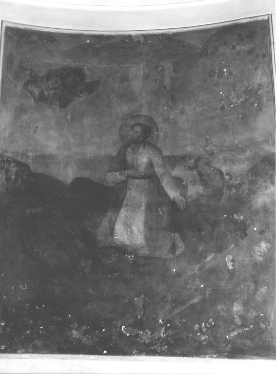 Santa Anatolia in preghiera (dipinto) - ambito laziale (sec. XVII)