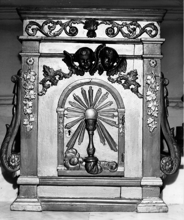 calice eucaristico (tabernacolo) - ambito laziale (sec. XVIII)