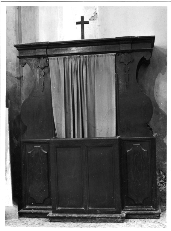 confessionale - ambito laziale (sec. XIX)