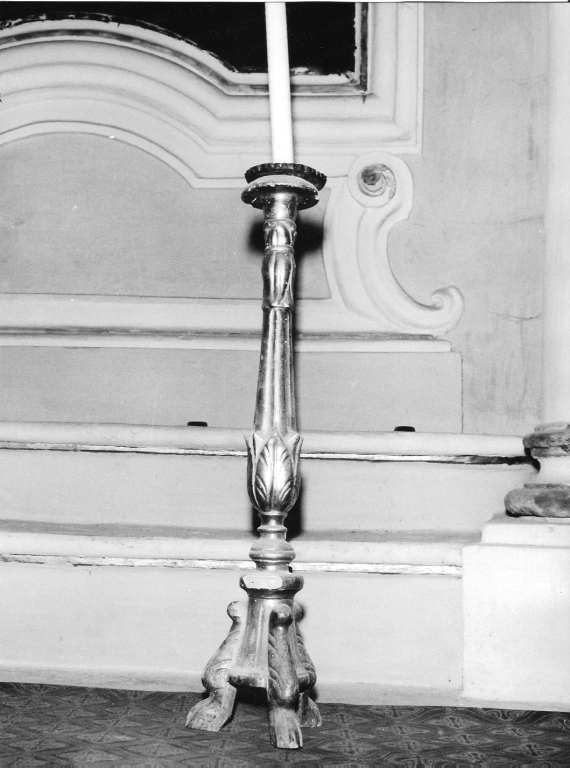 candeliere, serie - ambito laziale (sec. XVIII)