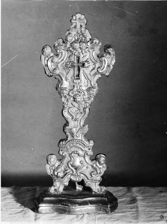 reliquiario - a ostensorio - ambito laziale (sec. XVIII)