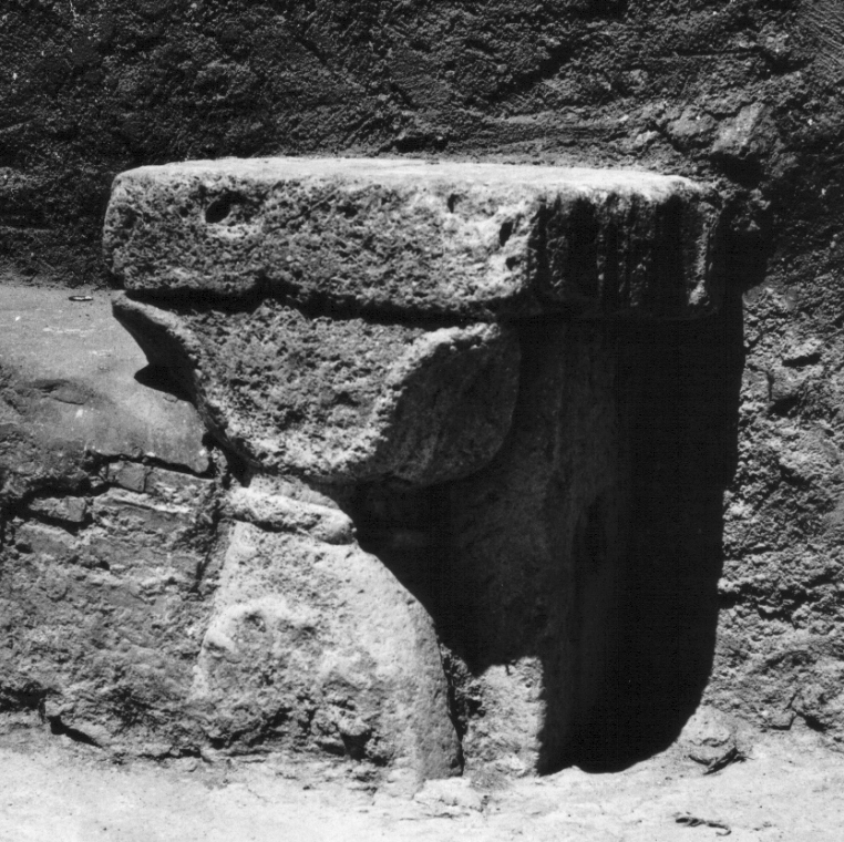 semicapitello - ambito laziale (sec. VI)