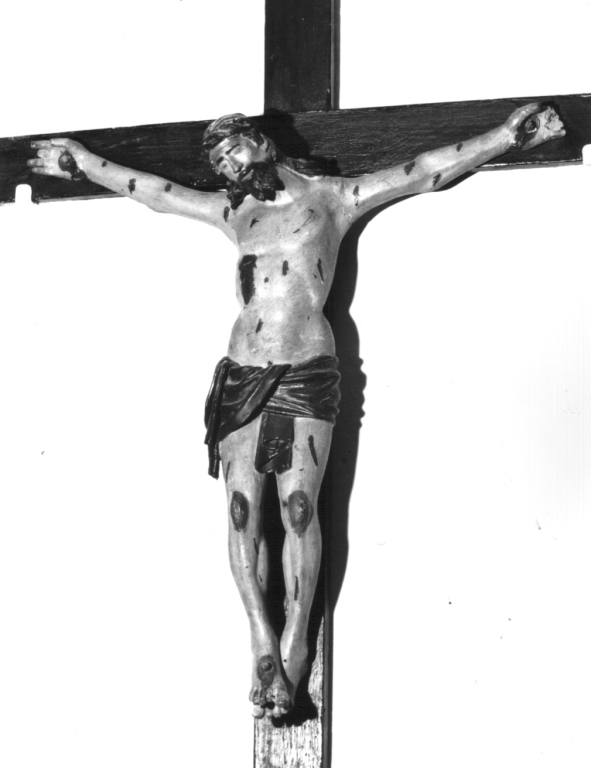 Cristo crocifisso (scultura) - ambito laziale (sec. XVIII)