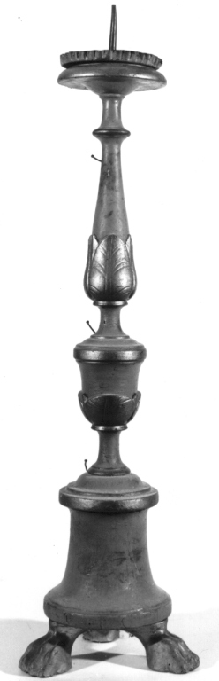 candeliere - ambito laziale (prima metà sec. XIX)