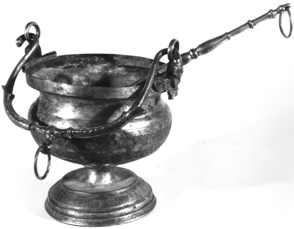 secchiello per l'acqua benedetta - ambito laziale (sec. XIX)