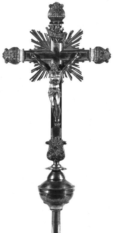 croce processionale - ambito laziale (sec. XIX)