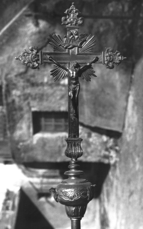 croce processionale - ambito laziale (sec. XIX)