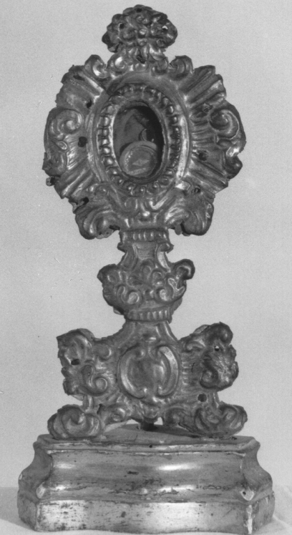 reliquiario - a ostensorio - ambito romano (sec. XVIII)