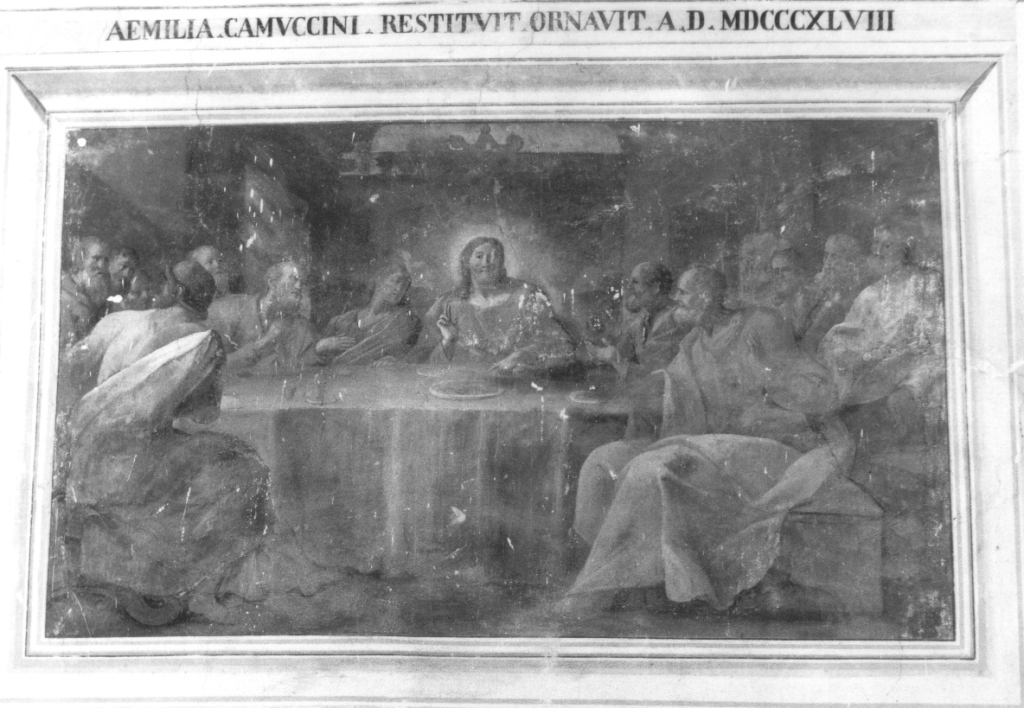 ultima cena (dipinto) di Camuccini Vincenzo (sec. XIX)