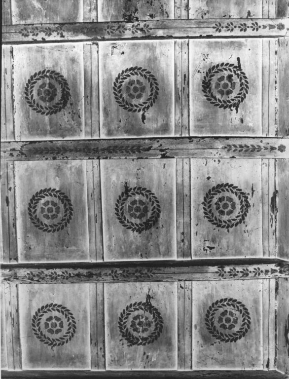 soffitto a cassettoni - ambito laziale (inizio sec. XVII)