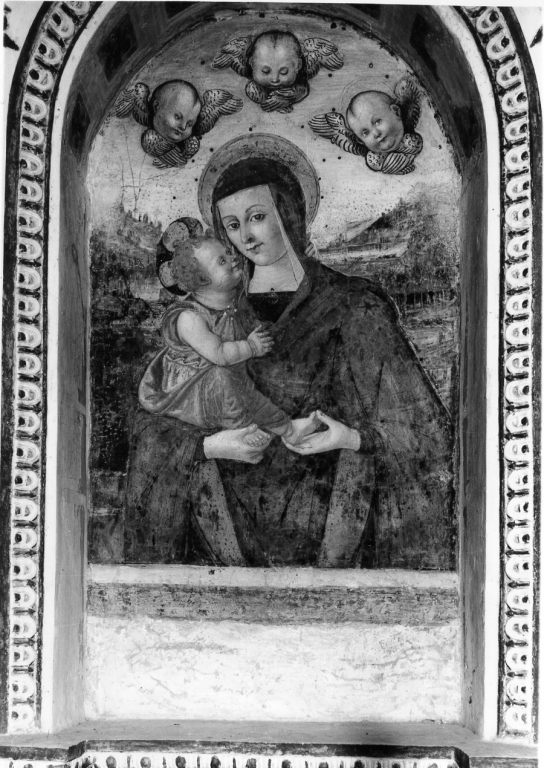 Madonna con Bambino (dipinto) di Antonio del Massaro detto Pastura (sec. XVI)