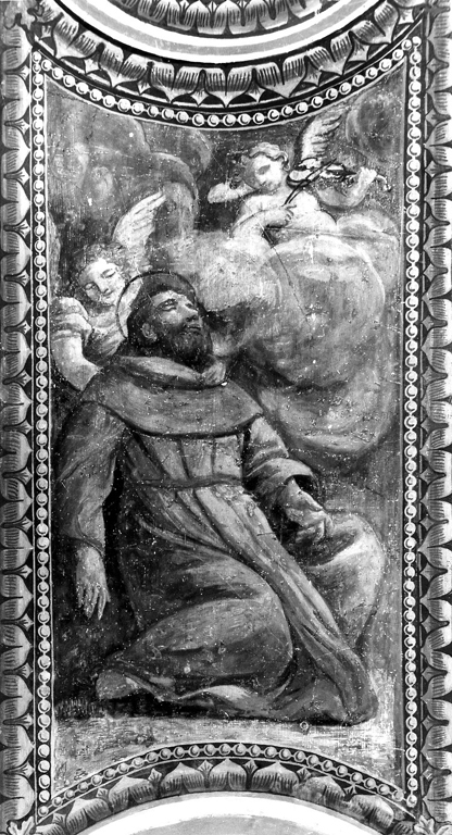 San Francesco in estasi; San Ludovico di Tolosa; San Bonaventura; Santa Chiara (dipinto) - ambito romano (sec. XVII)