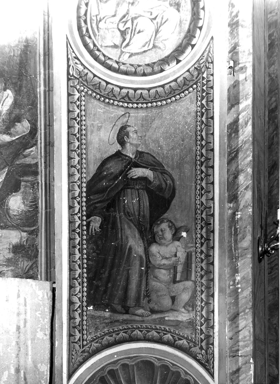 Santi Bonaventura, Francesco, Chiara e Elisabetta d'Ungheria (dipinto) - ambito romano (metà sec. XVII)