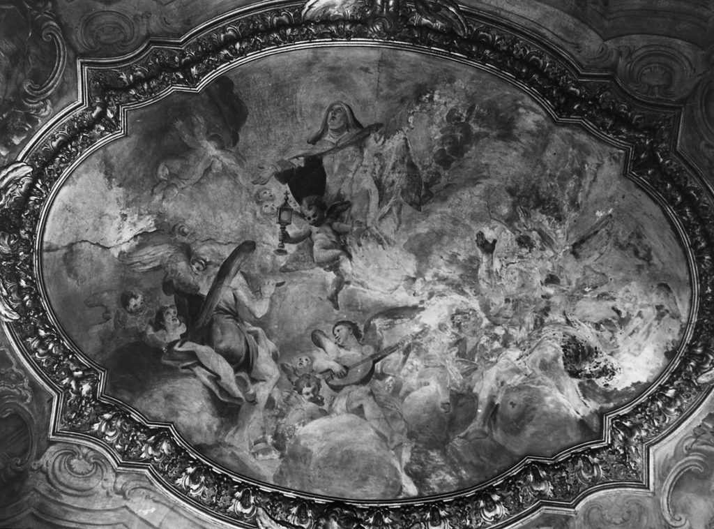 Gloria di Santa Chiara (dipinto) - ambito romano (sec. XVIII)