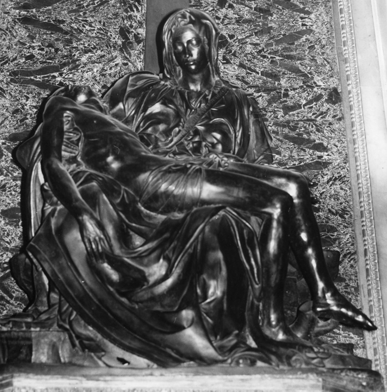 Pietà (scultura) di Buonvicino Ambrogio, De Rossi Gregorio (sec. XVII)
