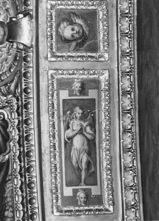 Angeli in preghiera e cherubini (dipinto) di Circignani Niccolò detto Pomarancio (sec. XVI)