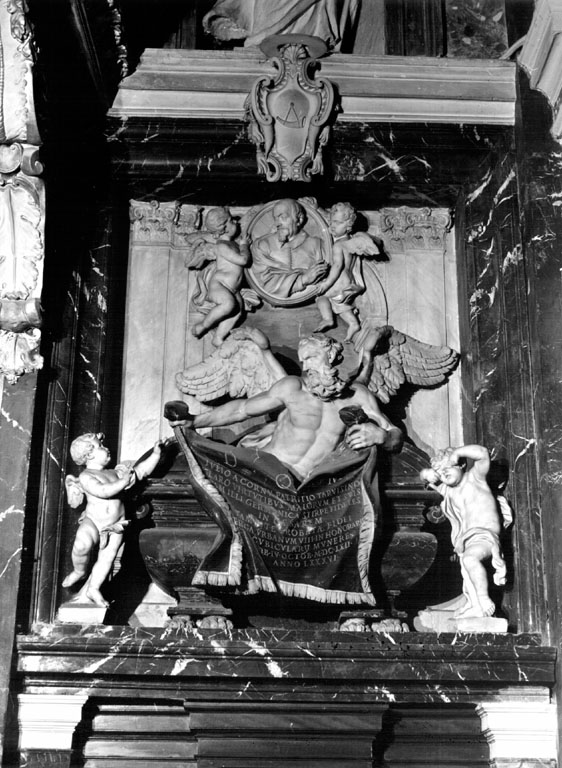 Ritratto di Giulio Del Corno (rilievo) di Ferrata Ercole, Aprile Francesco detto Francesco Lombardo (sec. XVII)