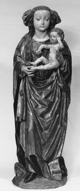 Madonna con Bambino (gruppo scultoreo) - ambito Franconia (inizio sec. XVI)