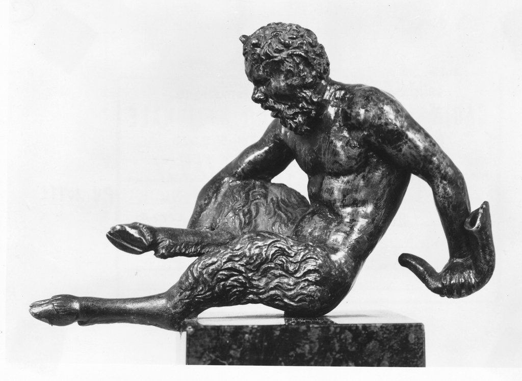 Satiro seduto (scultura) di Grandi Vincenzo (attribuito), Grandi Giovanni Girolamo (attribuito) (metà sec. XVI)