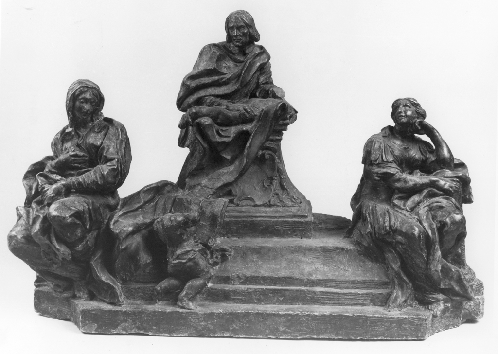 monumento funebre del cardinal Favoriti (gruppo scultoreo) di Carcani Filippo (sec. XVII)