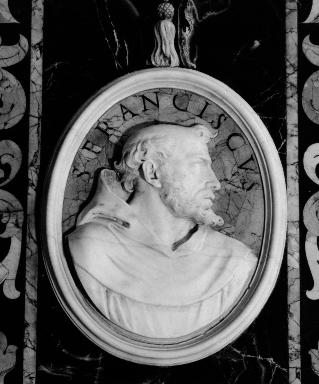 busto ritratto maschile di profilo (rilievo, serie) di Naldini Pietro Paolo (sec. XVII)