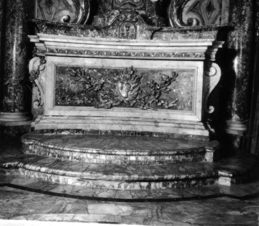 mensa d'altare di Juvarra Filippo - ambito romano (sec. XVIII)