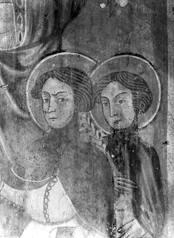 Soggetti sacri (decorazione pittorica) - ambito umbro (sec. XV)