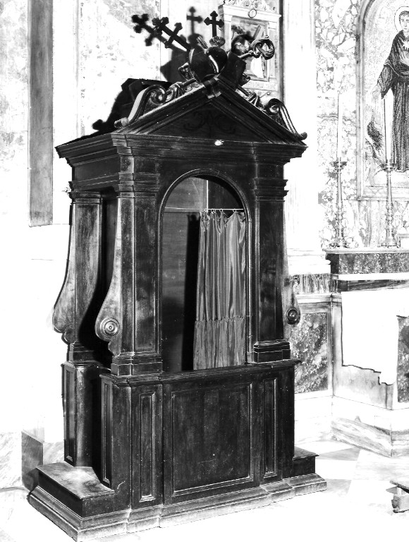 confessionale, serie - ambito laziale (sec. XIX)