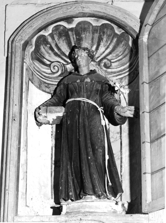 Sant'Antonio da Padova (statua) - ambito laziale (sec. XVII)
