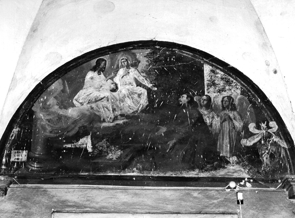 Battesimo di San Francesco (dipinto) di Manenti Vincenzo (attribuito) (sec. XVII)