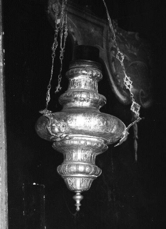 lampada da chiesa, coppia - ambito laziale (sec. XVIII)