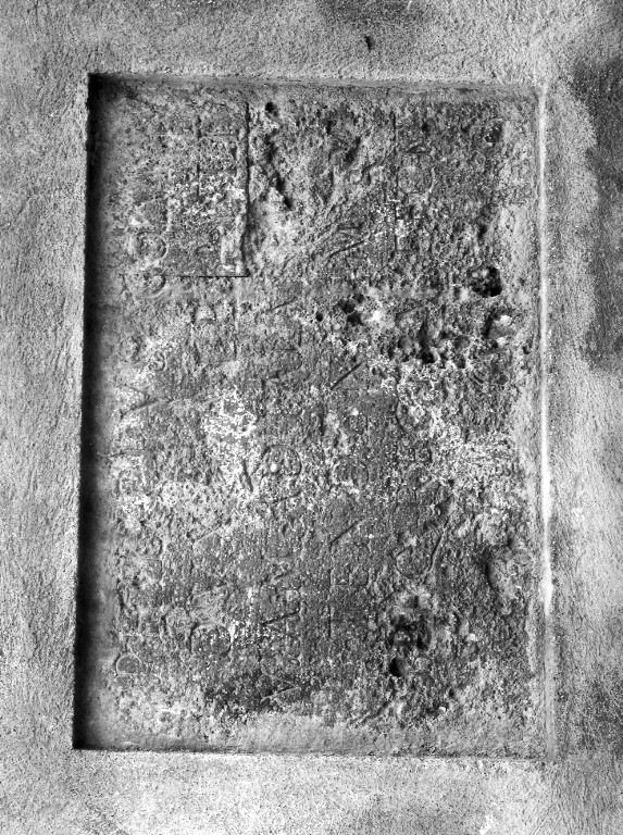 lapide - ambito laziale (sec. XVII)