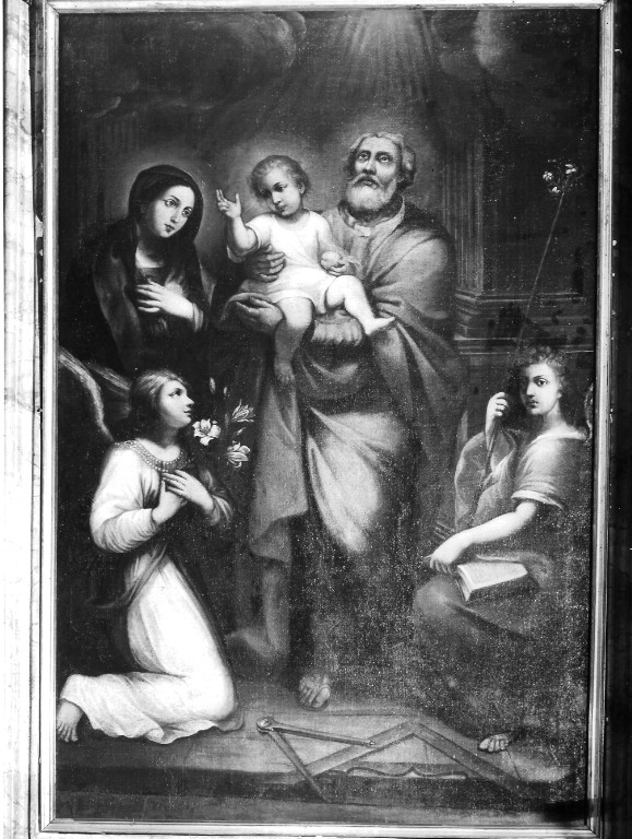 Sacra Famiglia (dipinto) - ambito laziale (sec. XVII)