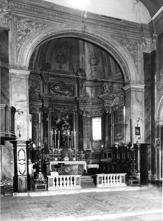altare maggiore - ambito laziale (sec. XVII)