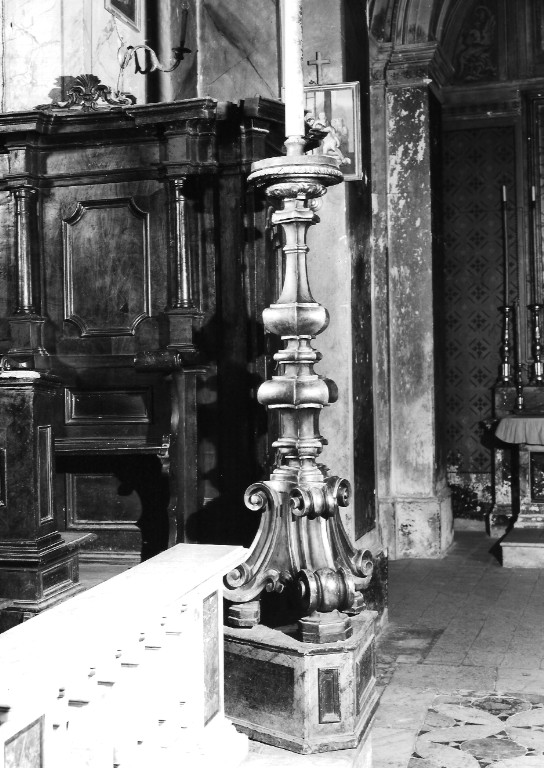 candelabro, coppia - ambito laziale (secc. XVII/ XVIII)