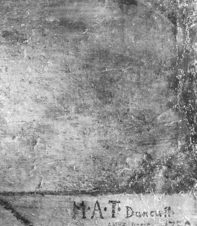 Sacra Famiglia con Sant'Antonio (dipinto) - ambito romano (sec. XVIII)