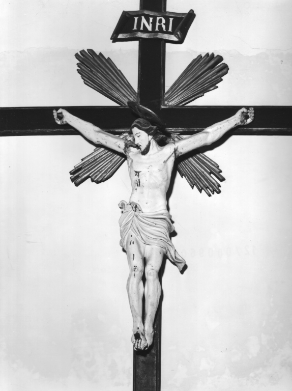 crocifisso - ambito romano (prima metà sec. XVIII)